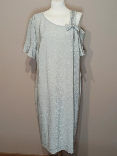 Zdjęcie oferty: Srebrna suknia Mirela Skórska