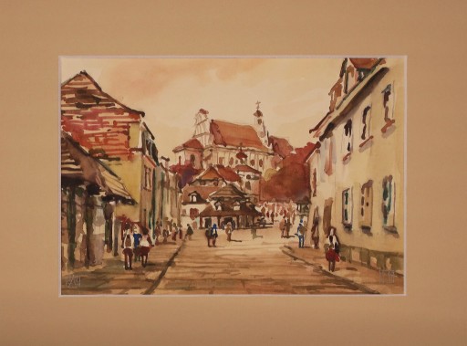 Zdjęcie oferty: Kazimierz Dolny nad Wisłą AKWARELA 24x30 cm