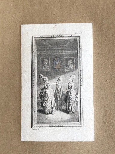 Zdjęcie oferty: D.CHODOWIECKI (1726-1801). STARA GRAFIKA, 1777 R.