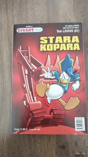 Zdjęcie oferty: Komiks Gigant t. 87 - Stara kopara