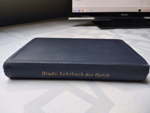 Zdjęcie oferty: Książka z 1912 roku , Lehrbuch der Optik