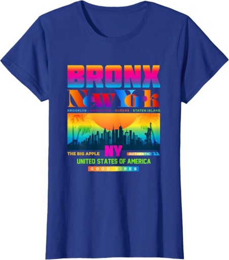 Zdjęcie oferty: T-shirt damski z nadrukiem New York Bronx 