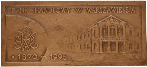 Zdjęcie oferty: plakieta, medal Bank Handlowy w Warszawie