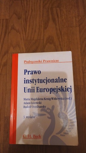 Zdjęcie oferty: Prawo instytucjonalne Unii Europejskiej