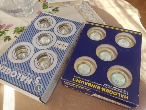 Zdjęcie oferty: halogeny sufitowe z zasilaczem 