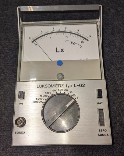 Zdjęcie oferty: Luksomierz analogowy typ L-02 