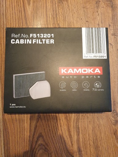 Zdjęcie oferty: Kamoka F513201 Filtr kabinowy, węglowy