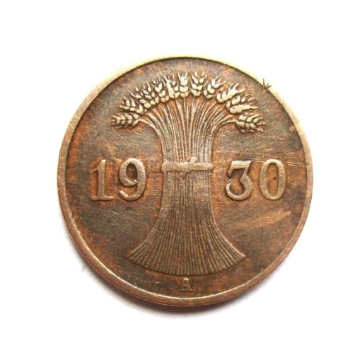 Zdjęcie oferty: 1 Pfennig 1930 r. A.  Niemcy