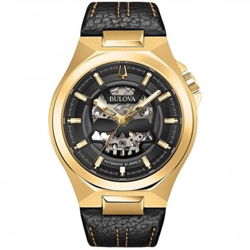 Zdjęcie oferty: Zegarek Bulova 97A148 męski skóra skeleton automat