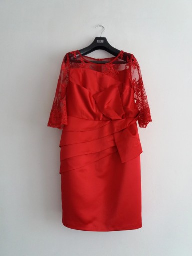 Zdjęcie oferty: Sukienka wizytowa Tendency 44 czerwona z metką