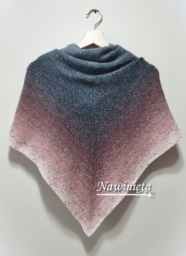 Zdjęcie oferty: Chusta Mech Jagodowa - Handmade Shawl