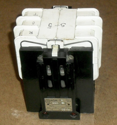 Zdjęcie oferty: Stycznik MSM-3 FAEL 40 A 500 V z cewką na 220 VDC