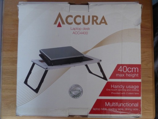 Zdjęcie oferty: Accura stolik pod laptopa składany wentylowany reg