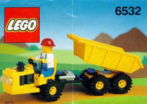 Zdjęcie oferty: LEGO TOWN Classis auto wywrotka  6532 z 1991r.