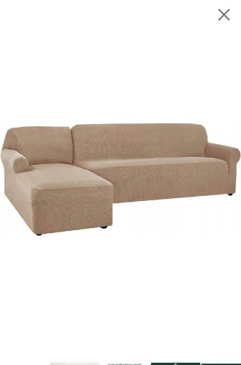 Zdjęcie oferty: Pokrowiec na narożnik sofę narożną kanapę beż 