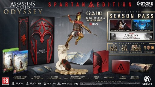 Zdjęcie oferty: Assassin's Creed Odyssey Spartan Edition PS4