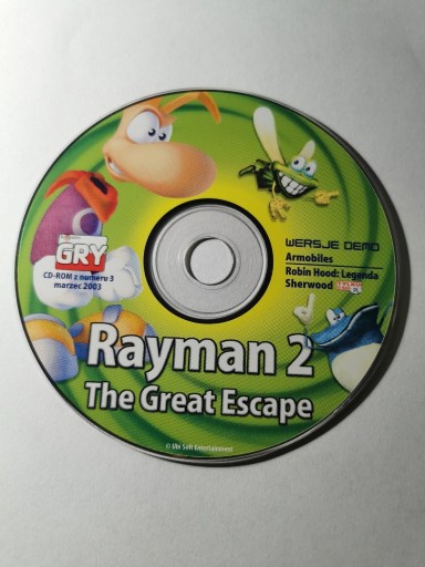 Zdjęcie oferty: Komputer Świat Gry Rayman 2