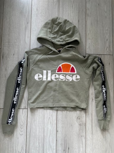 Zdjęcie oferty: Bluza khaki ellesse krótka z kapturem XS (34)