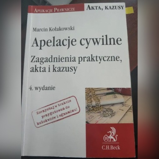 Zdjęcie oferty: Apelację cywilne. Zagadnienia praktyczne.