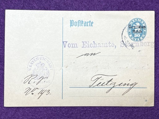 Zdjęcie oferty: 1 karta pocztowa  1920 r