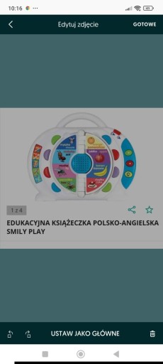 Zdjęcie oferty: Książeczka edukacyjna smily play
