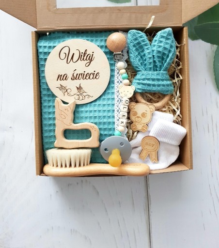 Zdjęcie oferty: Gift Box prezent dla niemowlaka wyprawka narodziny