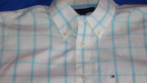 Zdjęcie oferty: Tommy Hilfiger koszula krótki rękaw M/L kratka 