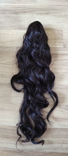 Zdjęcie oferty: Włosy doczepiane długie 60cm czarne fale  outlet