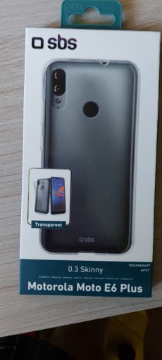Zdjęcie oferty: Etui Motorola Moto E6+ SBS Przezroczyste