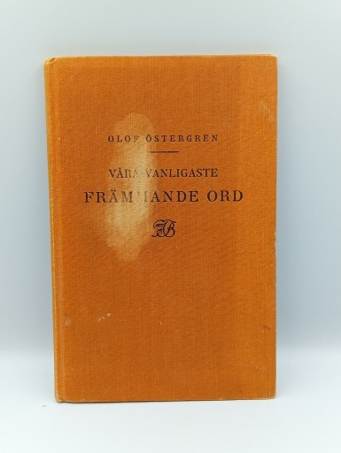 Zdjęcie oferty: Vara Vanliggaste Främmande Ord Olof Östergren