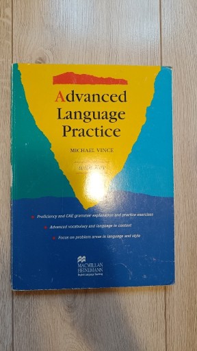 Zdjęcie oferty: Advanced Language Practice - Michael Vince