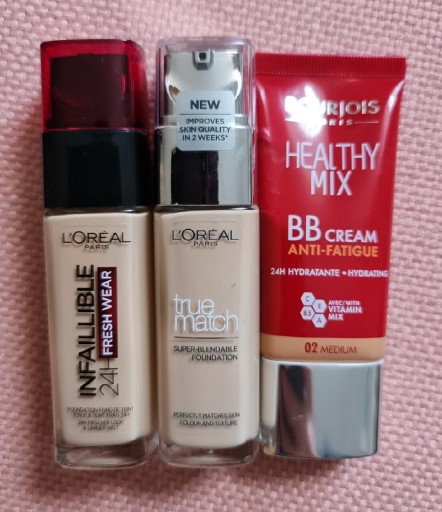 Zdjęcie oferty: 2 podkłady LOREAL PARIS & BB CREAM BOURJOIS 