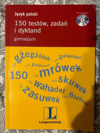Zdjęcie oferty: Język polski. 150 testów, zadań i dyktand