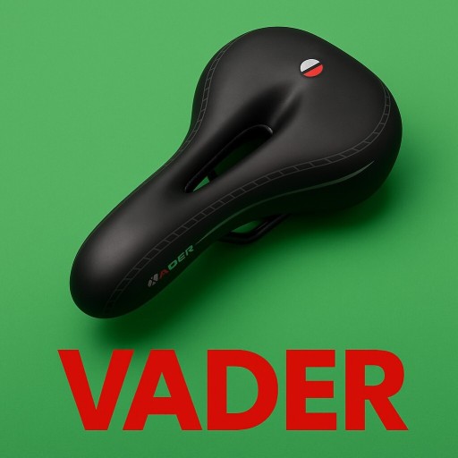 Zdjęcie oferty: NOWE siodełko rowerowe VADER z kanałem anatomicznym – komfort i styl!