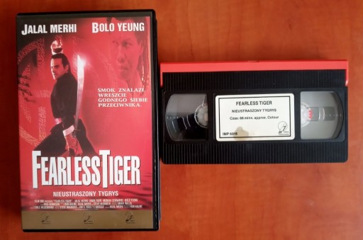 Zdjęcie oferty: Nieustraszony Tygrys- kaseta VHS