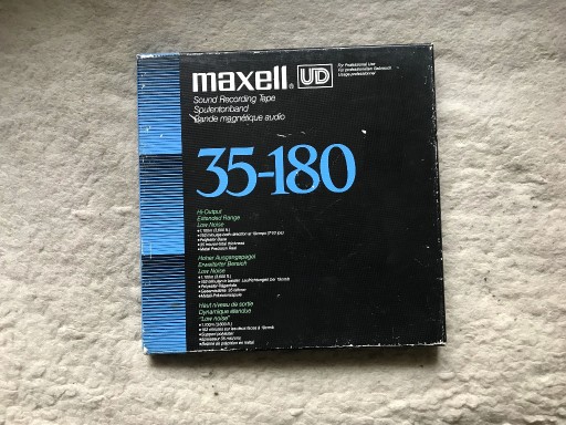 Zdjęcie oferty: Szpula aluminiowa 26,5 cm Maxell w pudełku