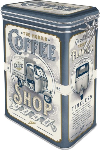 Zdjęcie oferty: Coffee Shop puszka na kawę w stylu retro, 1,3 l