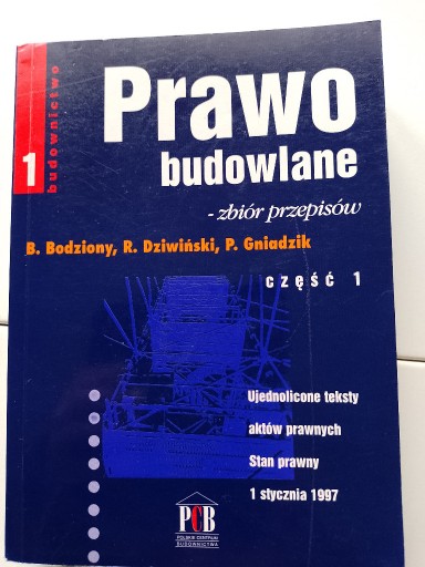 Zdjęcie oferty: Prawo budowlane dwie części  Bodziony, Dziwiński, 