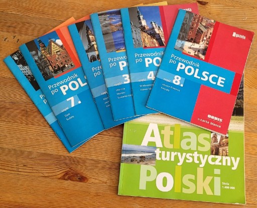 Zdjęcie oferty: 6 katalogów po Polsce plus gratis atlas