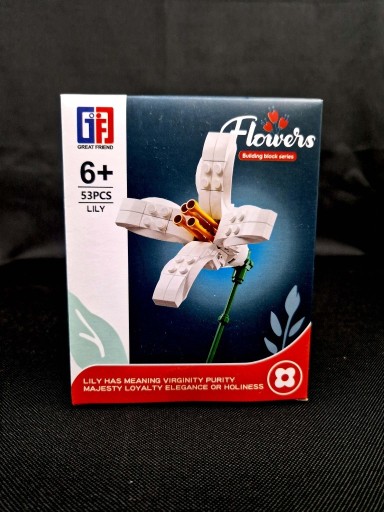 Zdjęcie oferty: Klocki Plastikowe w Kształcie Kwiatów Lilia