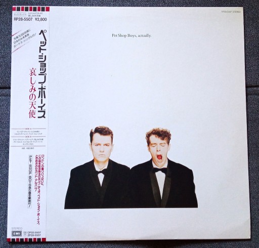 Zdjęcie oferty: Pet Shop Boys Actually 1press 1987 Japan Obi