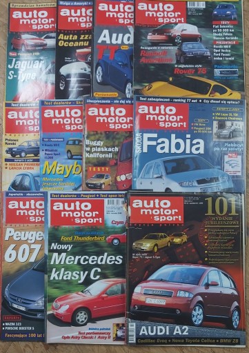 Zdjęcie oferty: Auto Motor Sport miesięcznik  1999 11 szt.