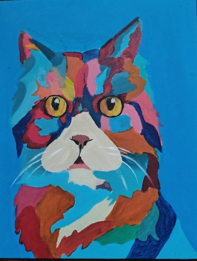 Zdjęcie oferty: Abstrakcyjne kotki i pieski 