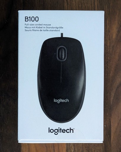 Zdjęcie oferty: Mysz przewodowa Logitech B100 Nowa