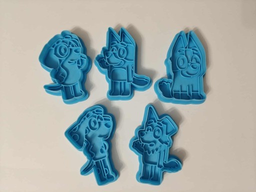 Zdjęcie oferty: Bluey Foremki pieczątki do pieczenia ciastek Zestaw 5 wzorów