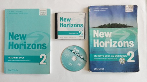 Zdjęcie oferty: New Horizons 2 teacher's student's book class CD