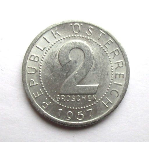 Zdjęcie oferty: 2 Grosze 1957 r. Austria