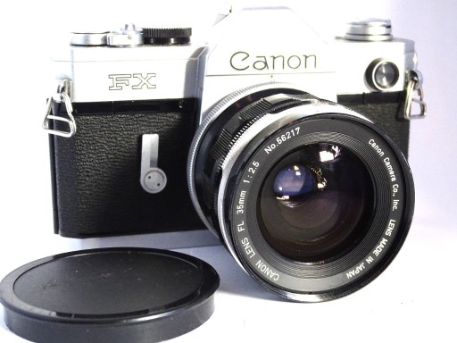 Zdjęcie oferty: CANON FX + CANON FL 2.5 35MM Z 1964 ROKU