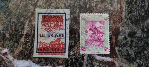 Zdjęcie oferty: Polska Poczta Polowa + Fieldpost Letter Seal