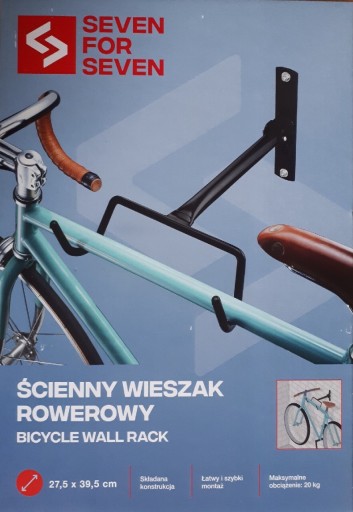 Zdjęcie oferty: Ścienny wieszak rowerowy - 20kg